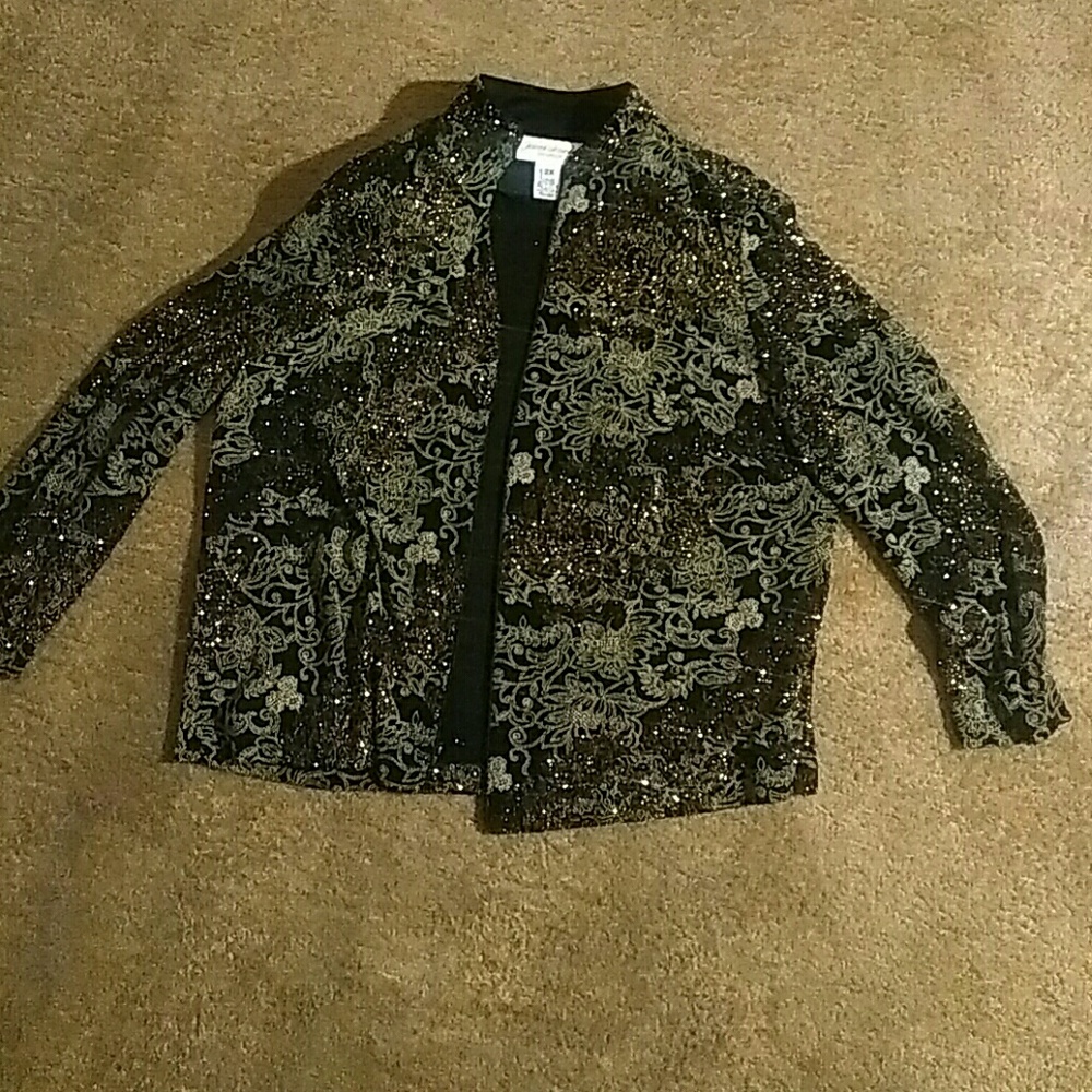 After 5:00 glitter jacket